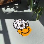 Handmade Tufted Skull Rug: Trippy Graphic Face Mat - Image 10