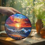 Memorial Suncatcher, Sympathy Gift, Loss Of Dad, Sympathy Gift, Memorial Suncatcher, Father in Heaven, Memorial Gift Personalized - Image 2