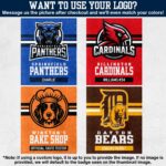Custom Team Blanket, School Sport Team Logo Personalized Blanket With Name, College Dorm Fleece, Personal Team Gift, Senior Graduation Gift - Image 5