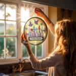 Custom Family Name Suncatcher Ornament, Personalized Family Members Suncatcher, Window Hanging Decor, Gift Idea for Family, Friend, College - Image 4