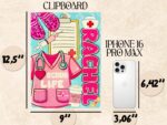Personalized Nurse Clipboard: Hardboard Medical Gift - Image 6