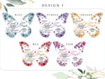 Personalized Acrylic Butterfly Gift: Retirement, Teacher Appreciation - Image 2