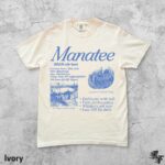 Manatee Vintage 90s Graphic T-Shirt, Retro Sea Cow Facts Info Tee, Funny Ocean Biology Shirt, Marine Science Graphic Tee, Animal Gift Unisex - Image 2