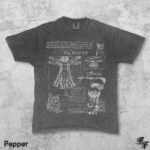 Da Vinci Vitruvian Man Vintage T-Shirt, Anatomical Sketch Retro Art Tee, Italian Renaissance Drawing, Grunge Science Graphic Shirt, Unisex