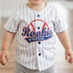 Rookie of The Birthday Jersey Shirt, Rookie Baseball Birthday Jersey Rookie Family Jersey, First Birthday Boy Shirt, Mom Baseball Jersey B68