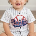 Rookie of The Birthday Jersey Shirt, Rookie Baseball Birthday Jersey Rookie Family Jersey, First Birthday Boy Shirt, Mom Baseball Jersey B68 - Image 2