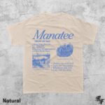 Manatee Vintage 90s Graphic T-Shirt, Retro Sea Cow Facts Info Tee, Funny Ocean Biology Shirt, Marine Science Graphic Tee, Animal Gift Unisex - Image 4