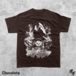 Hooded Sorcerer Crystal Ball T-Shirt, Vintage Skull Bones Candle Shirt, Retro Dark Fantasy Tee, Gothic Witchcraft Occult Horror Graphic Top - Image 5