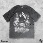 Hooded Sorcerer Crystal Ball T-Shirt, Vintage Skull Bones Candle Shirt, Retro Dark Fantasy Tee, Gothic Witchcraft Occult Horror Graphic Top