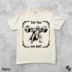 Dost Thou Even Hoist Medieval Gym T-Shirt, Funny Knight Weightlifting Tee, Vintage Powerlifting Shirt, Sarcastic Workout Humor, Lifter Gift - Image 2