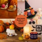 4 in 1 Bundle Fall Amigurumi Pattern, Crochet Tutorials PDF File for Beginner, Crochet Plush Toy For Fall Cozy Home, Thanksgiving Gifts