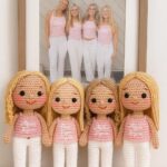 Custom Family Portrait Crochet Doll – Handmade Look Alike Doll | Personalized Christmas Gift - Image 5