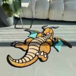 Handmade Tufted Dragon Rug: Cartoon Character Mat - Image 8