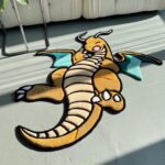 Handmade Tufted Dragon Rug: Cartoon Character Mat - Image 5