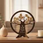 Personalized Wooden Family Tree Sign for Family Gift From Grandkids Names Sign For Grandma Gift, Family Name Sign