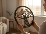 Personalized Wooden Family Tree Sign for Family Gift From Grandkids Names Sign For Grandma Gift, Family Name Sign - Image 9