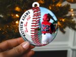 Personalized Baseball Ornament: Custom Player Photo Keepsake - Image 8