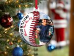Personalized Baseball Ornament: Custom Player Photo Keepsake - Image 9