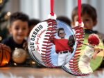 Personalized Baseball Ornament: Custom Player Photo Keepsake - Image 10