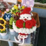 Handmade Crochet Santa Bouquet Pattern, DIY Christmas Plush Easy Tutorial | Amigurumi Beginner PDF Digital File, Holiday Gift for Her - Image 3