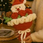 Handmade Crochet Santa Bouquet Pattern, DIY Christmas Plush Easy Tutorial | Amigurumi Beginner PDF Digital File, Holiday Gift for Her - Image 2