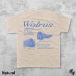 Walrus Vintage 90s Graphic T-Shirt, Retro Arctic Animal Tee, Marine Life Biology Shirt, Funny Ocean Lover Gift, Y2K Nature Aesthetic Top - Image 4