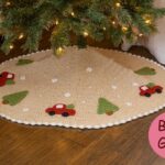 Crochet Christmas Tree Skirt Pattern PDF, Beginner-Friendly Amigurumi Tutorial, DIY Holiday Home Decor, Gift for Her