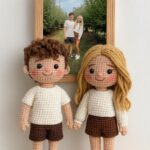 Couple Portrait Doll – Custom Look Alike Crochet Doll | Wedding & Anniversary Gift for Him Her