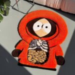 3D Tufted Cartoon Rug: Fluffy Carpet with a Movable Part, Handmade Room Decor - Image 7