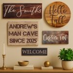 Custom Text Wood Sign, Personalized Quote Wooden Plaque, Home Decoration Gift for New Home Gift, Housewarming Gift for Family, Man Cave Sign
