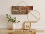 Custom Text Wood Sign, Personalized Quote Wooden Plaque, Home Decoration Gift for New Home Gift, Housewarming Gift for Family, Man Cave Sign - Image 4