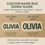 Custom Tufted Rug | Personalized Name Rug | Handmade Nursery Decor | Business  Logo  | Unique Housewarming Gift - Image 7