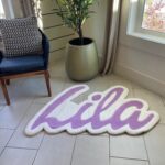 Custom Tufted Rug | Personalized Name Rug | Handmade Nursery Decor | Business  Logo  | Unique Housewarming Gift - Image 4