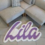 Custom Tufted Rug | Personalized Name Rug | Handmade Nursery Decor | Business  Logo  | Unique Housewarming Gift
