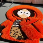 3D Tufted Cartoon Rug: Fluffy Carpet with a Movable Part, Handmade Room Decor - Image 8