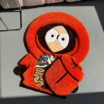 3D Tufted Cartoon Rug: Fluffy Carpet with a Movable Part, Handmade Room Decor - Image 6