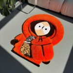 3D Tufted Cartoon Rug: Fluffy Carpet with a Movable Part, Handmade Room Decor - Image 3