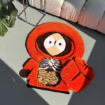 3D Tufted Cartoon Rug: Fluffy Carpet with a Movable Part, Handmade Room Decor - Image 12