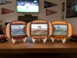 Personalized Football Photo Sign Gift For Coach Appreciation Gift, Football Wooden Custom Text Sign with Photo Gift, Football Coach Plaque