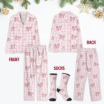 67 Pajamas Pants, Six Seven Meme Sleep Pants, Funny Christmas 67 Pajama Outfit, Family Holiday Sleepwear Set - Image 2