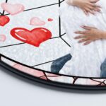 Custom Photo Stained Glass Suncatcher: Couple Portrait Window Hanging, Valentine's 2025, Anniversary Gift for Husband Wife - Image 5
