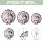 Custom Photo Stained Glass Suncatcher: Couple Portrait Window Hanging, Valentine's 2025, Anniversary Gift for Husband Wife - Image 6