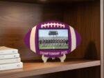 Personalized Football Photo Sign Gift For Coach Appreciation Gift, Football Wooden Custom Text Sign with Photo Gift, Football Coach Plaque - Image 8