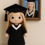 Graduation Crochet Doll – Custom Look Alike Graduate Doll | College Graduation Personalized Gift - Image 5