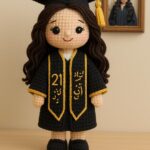 Graduation Crochet Doll – Custom Look Alike Graduate Doll | College Graduation Personalized Gift