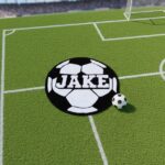 Personalized Soccer Rug,Custom Initial Rug  with name,Football Lover Player Fans Gift,2026 World Cup Gift for Soccer Players - Image 5