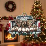Personalized Hunting Ornament 2025, Custom Hunter Name Christmas Ornament, Duck Hunting Christmas Gift, Gift for Hunter, Gift for Dad