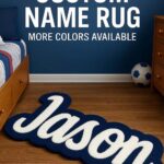 Personalized Rug with Name, Custom Tufted Nursery Rug, Handmade Logo Carpet, Kids Room Décor, Baby Shower Gift, Unique Custom Home Rug - Image 5