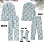 67 Pajamas Pants, Six Seven Meme Sleep Pants, Funny Christmas 67 Pajama Outfit, Family Holiday Sleepwear Set - Image 2