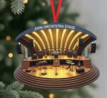 Personalized Symphony Orchestra Stage Christmas Ornament | Custom Name | Flat 2D Acrylic Tree Decor | Musician & Conductor Gift